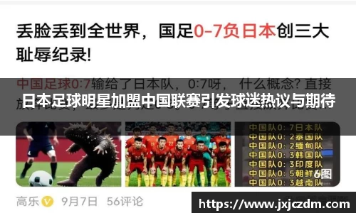 日本足球明星加盟中国联赛引发球迷热议与期待